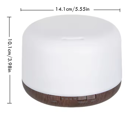 Wood Grain Aroma Diffuser Air Humidifier Essential Oil Machine